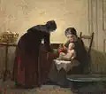 Rodina, olej na plátně, kolem 1861