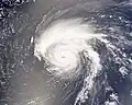 Hurikán Bertha 9. července