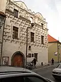 Fasáda Husova domu - Husova čp. 71