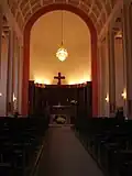 Interiér Husova sboru