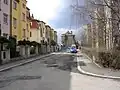 Huťská ulice v části Hutě