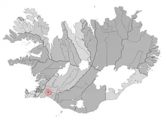Hveragerði na mapě