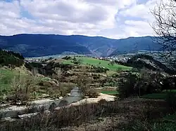 Krajina v Rodopech, blízko vesnice Hvoyna