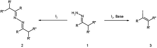Jodace hydrazonů