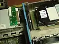 IBM Personal System/2 Model 70 — raiser-card pro disketové mechaniky a pevný disk