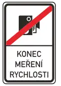 IP 31b Konec měření rychlosti