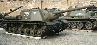 ISU-122 v muzeu v Polsku