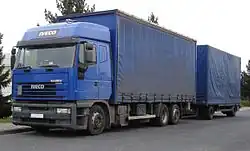 Iveco EuroStar s vlekem