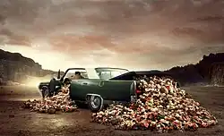Martin Stranka: I Bloom For You, 2018, výsledný snímek z předchozího nastavení světel