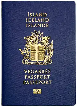 Islandský cestovní pas