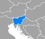Mapa rozšíření jazyka