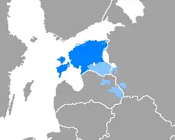 Mapa rozšíření jazyka