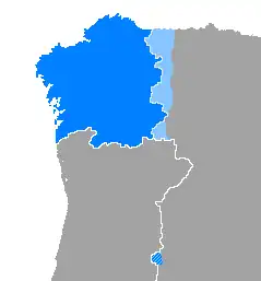 Mapa rozšíření jazyka