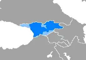 Mapa rozšíření jazyka