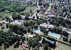 Letecký pohled na Igal