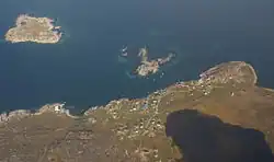 Letecký pohled na Ilimanaq