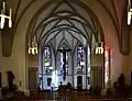 Interiér farního kostela Svatého Jiří, Wernstein am Inn