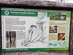 Informační tabule Klikatá osa Poodří