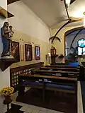 Interiér kaple svatého Josefa tamtéž