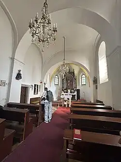 Interiér kostela