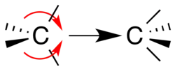 Obrácená tetraedrická geometrie u uhlíku