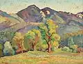 Malba pohoří z roku 1920