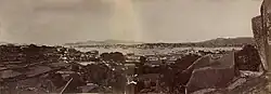 Panorama ostrova Ku-lang-jü a přístavního města Sia-men