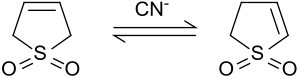 Izomerizace 3-sulfolenu na 2-sulfolen