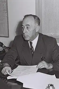 Jisra'el Rokeach na snímku z roku 1950