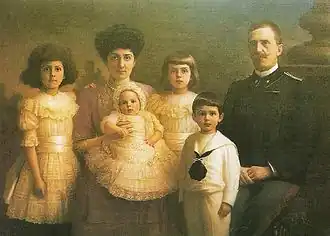 Královská rodina v roce 1908
