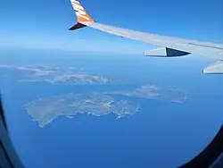 Ithaka z letadla
