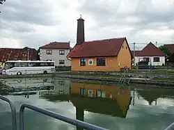 Náves s hasičskou zbrojnicí