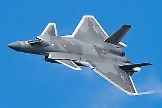 J-20 v roce 2022 na přehlídce v Čangčunu