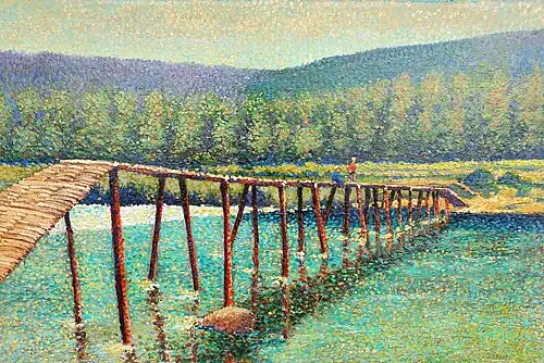 Pointilistická krajina