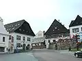 Historické domy na náměstí