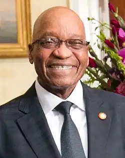 Jacob Zuma v roce 2014