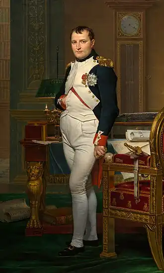 Napoleon ve své pracovně (1812)