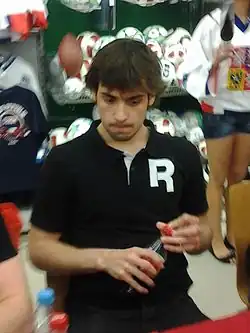 Jakub Svoboda na autogramiádě České hokejové reprezentace Brno 25.4.2012