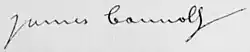 James Connolly – podpis