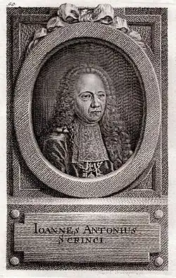 Jan Antonín Scrinci – rytina od Jana Jiřího Balzera