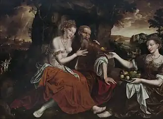 Lot a jeho dcery 1565, Brusel