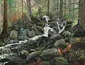 Jan Minařík Potok v lese