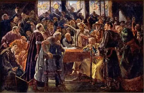 Jan rytíř Skramlík - Čáslavský sněm v červnu 1421