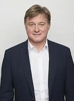 Jan Sobotka při zvolení do Senátu ČR