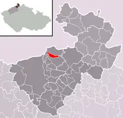 Janov na mapě