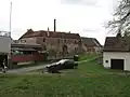 Celkový pohled na pozůstatek z hradu
