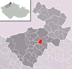 Janská na mapě