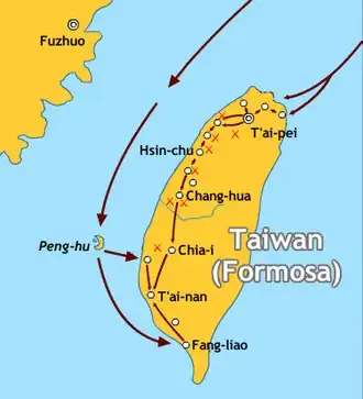 Japonské operace na Tchaj-wanu v roce 1895