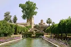 Zahrady v Alcázar de los Reyes Cristianos, na seznamu světového dědictví UNESCO