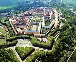 Josefov - letecký pohled